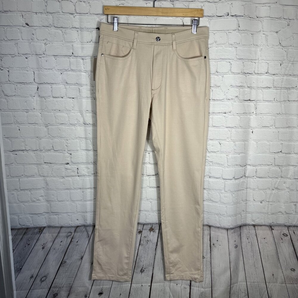 Collars and‎ & Co CEO Tech Pull On Pants Stone 32x32 NEW Stretch Golf Athleisure